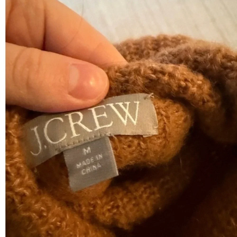 J. Crew Alpaca Wool Blend Turtleneck Sweater Size Medium
